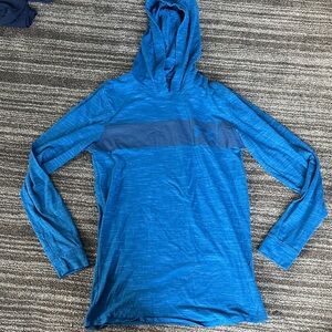 Under Armour Blue Hooded Long Sleeve